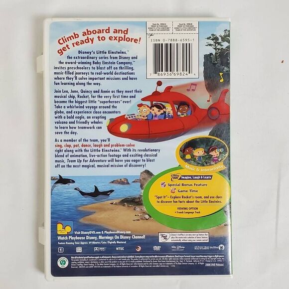 Disney Little Einsteins Team Up for Adventure DVD – Triple-Length Educational Mo - Picture 3 of 3